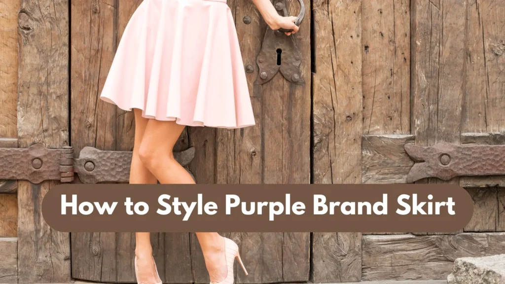 How to Style Purple Brand Skirt