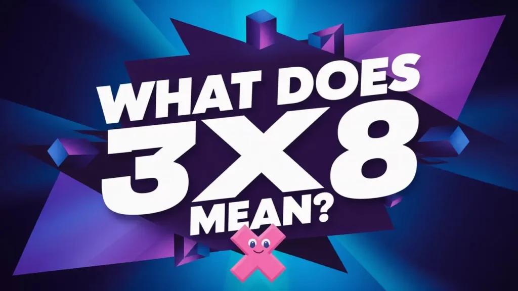 What Does 3x8 Mean