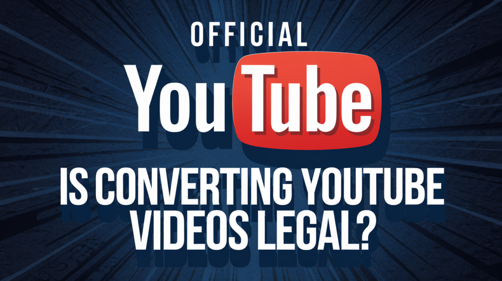 is converting Youtube Videos Legal?