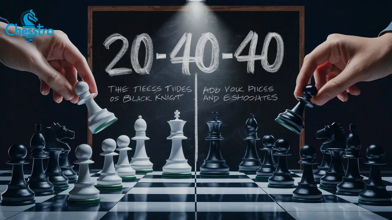 What is the 20-40-40 rule in chess