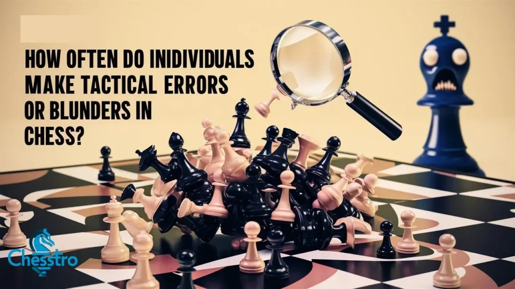 How Often Do Individuals Make Tactical Errors Or Blunders In Chess